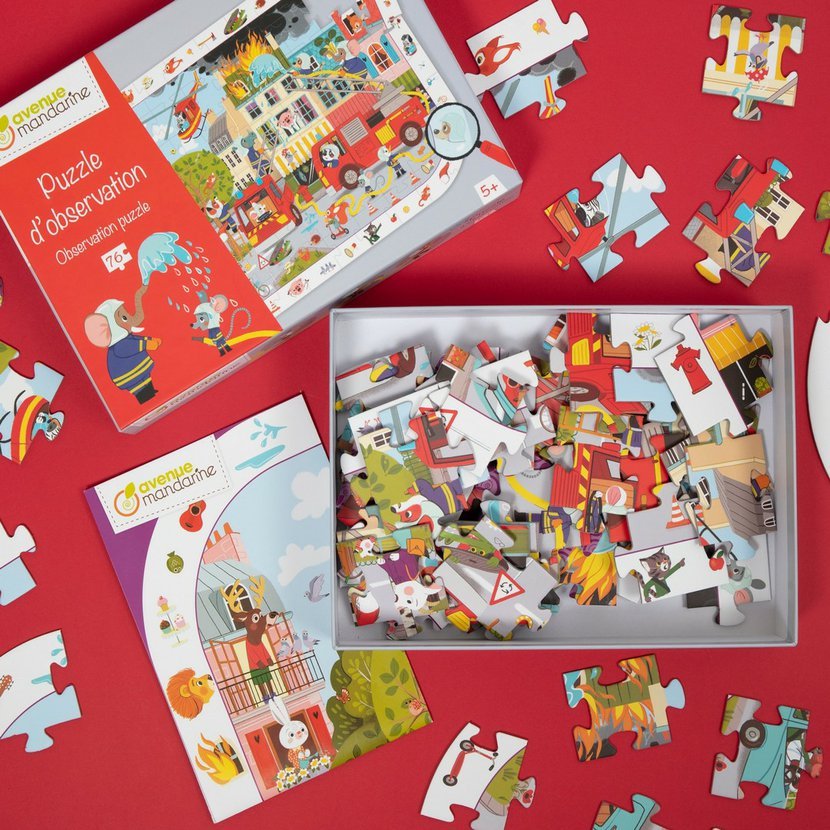 Velké puzzle Hasiči